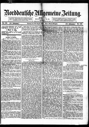 Norddeutsche allgemeine Zeitung vom 26.08.1906