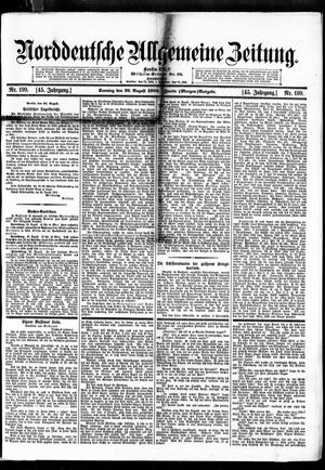 Norddeutsche allgemeine Zeitung vom 26.08.1906