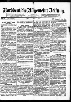 Norddeutsche allgemeine Zeitung vom 29.08.1906