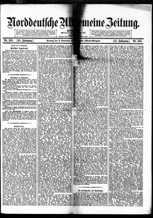 Norddeutsche allgemeine Zeitung vom 02.09.1906