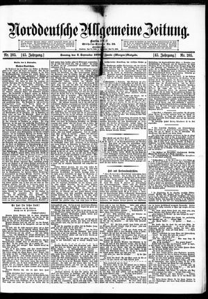 Norddeutsche allgemeine Zeitung vom 02.09.1906
