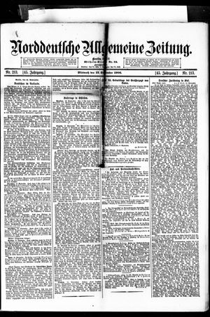 Norddeutsche allgemeine Zeitung vom 12.09.1906