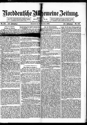 Norddeutsche allgemeine Zeitung vom 15.09.1906