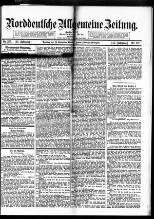 Norddeutsche allgemeine Zeitung vom 16.09.1906