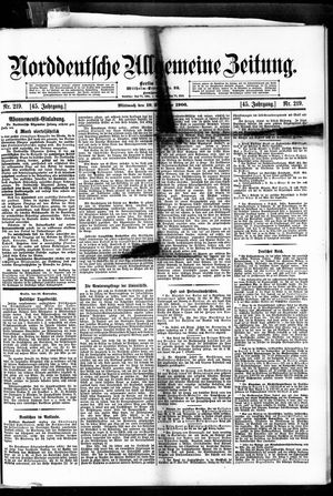 Norddeutsche allgemeine Zeitung vom 19.09.1906