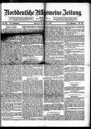 Norddeutsche allgemeine Zeitung vom 21.09.1906