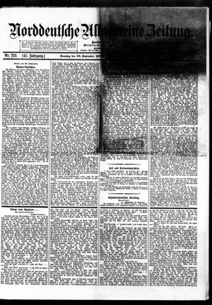 Norddeutsche allgemeine Zeitung vom 23.09.1906