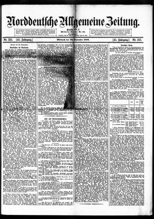 Norddeutsche allgemeine Zeitung vom 26.09.1906