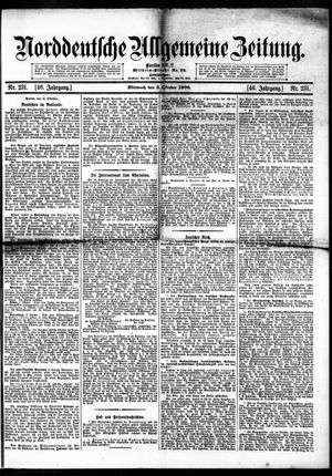 Norddeutsche allgemeine Zeitung vom 03.10.1906