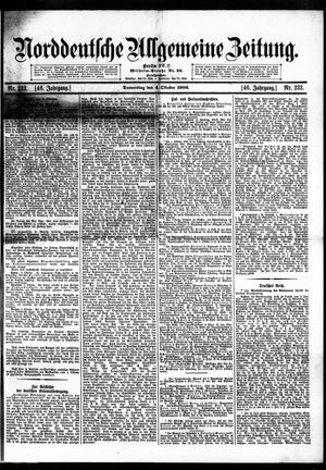 Norddeutsche allgemeine Zeitung vom 04.10.1906