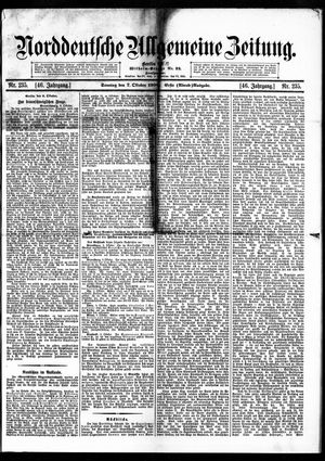 Norddeutsche allgemeine Zeitung vom 07.10.1906