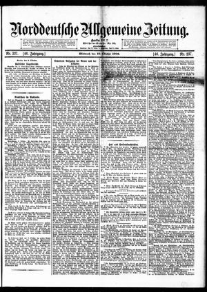 Norddeutsche allgemeine Zeitung vom 10.10.1906