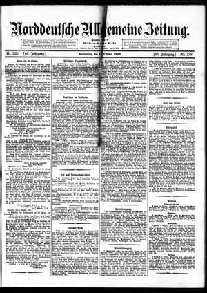 Norddeutsche allgemeine Zeitung vom 11.10.1906