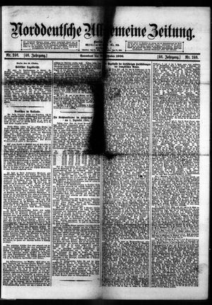Norddeutsche allgemeine Zeitung vom 20.10.1906