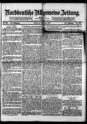 Norddeutsche allgemeine Zeitung vom 23.10.1906