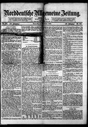 Norddeutsche allgemeine Zeitung vom 25.10.1906