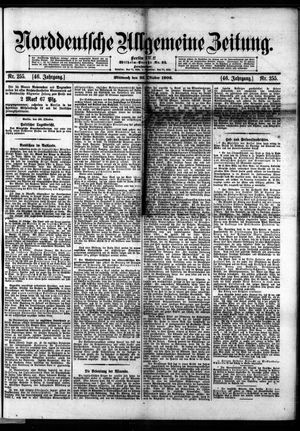 Norddeutsche allgemeine Zeitung vom 31.10.1906