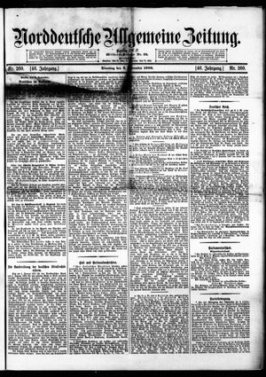 Norddeutsche allgemeine Zeitung vom 06.11.1906