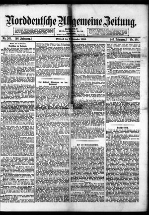 Norddeutsche allgemeine Zeitung vom 07.11.1906