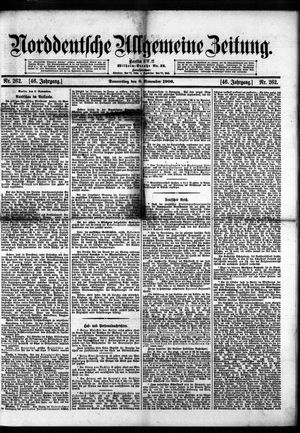 Norddeutsche allgemeine Zeitung vom 08.11.1906