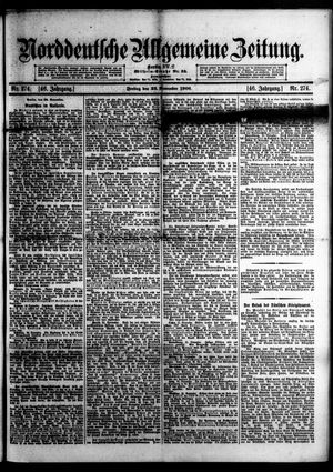 Norddeutsche allgemeine Zeitung vom 23.11.1906