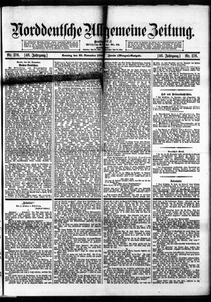 Norddeutsche allgemeine Zeitung vom 25.11.1906