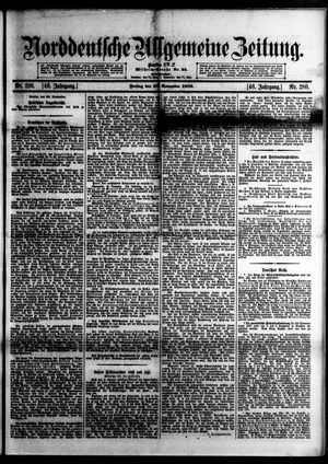 Norddeutsche allgemeine Zeitung vom 30.11.1906