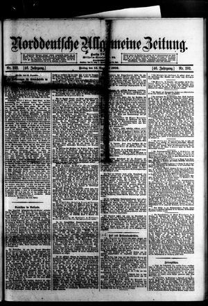 Norddeutsche allgemeine Zeitung vom 14.12.1906