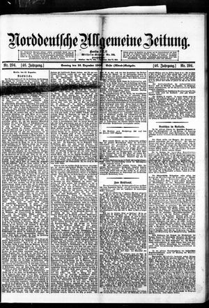Norddeutsche allgemeine Zeitung vom 16.12.1906