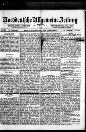 Norddeutsche allgemeine Zeitung on Dec 23, 1906
