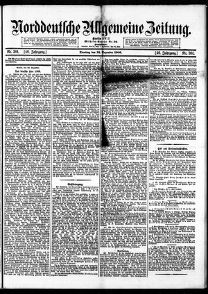 Norddeutsche allgemeine Zeitung vom 25.12.1906