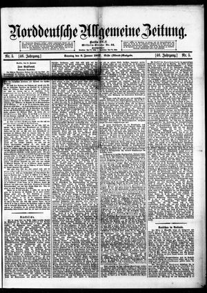 Norddeutsche allgemeine Zeitung vom 06.01.1907