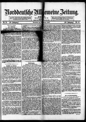 Norddeutsche allgemeine Zeitung on Jan 12, 1907