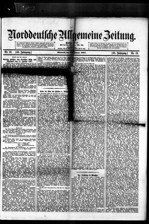 Norddeutsche allgemeine Zeitung on Jan 23, 1907