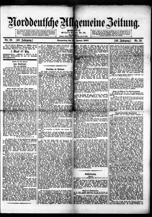 Norddeutsche allgemeine Zeitung vom 24.01.1907