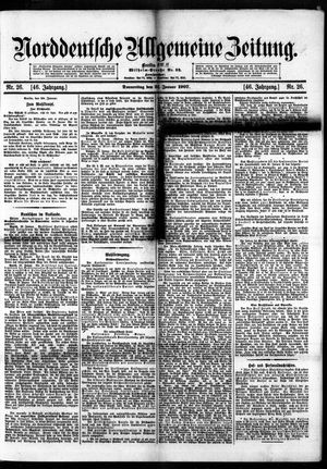 Norddeutsche allgemeine Zeitung vom 31.01.1907