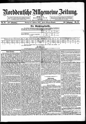 Norddeutsche allgemeine Zeitung vom 03.02.1907