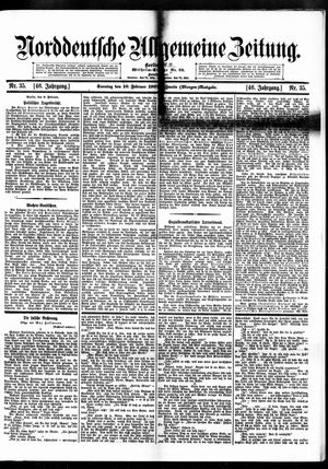 Norddeutsche allgemeine Zeitung vom 10.02.1907