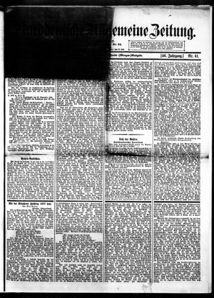 Norddeutsche allgemeine Zeitung on Feb 17, 1907