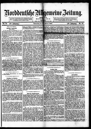 Norddeutsche allgemeine Zeitung on Feb 28, 1907