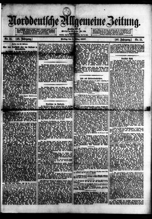 Norddeutsche allgemeine Zeitung vom 01.03.1907