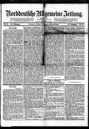 Norddeutsche allgemeine Zeitung vom 03.03.1907
