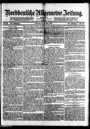 Norddeutsche allgemeine Zeitung vom 14.03.1907