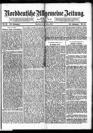 Norddeutsche allgemeine Zeitung on Mar 16, 1907