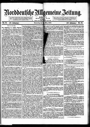 Norddeutsche allgemeine Zeitung vom 21.03.1907