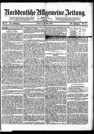 Norddeutsche allgemeine Zeitung vom 29.03.1907