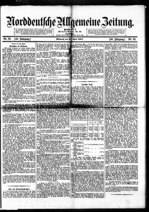 Norddeutsche allgemeine Zeitung vom 24.04.1907