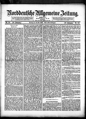 Norddeutsche allgemeine Zeitung vom 12.05.1907