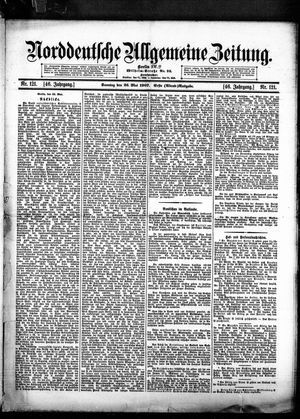 Norddeutsche allgemeine Zeitung vom 26.05.1907