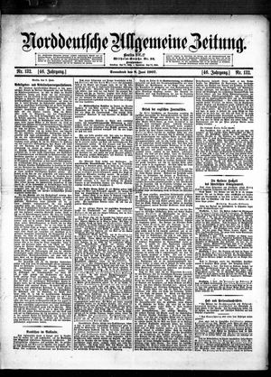 Norddeutsche allgemeine Zeitung vom 08.06.1907